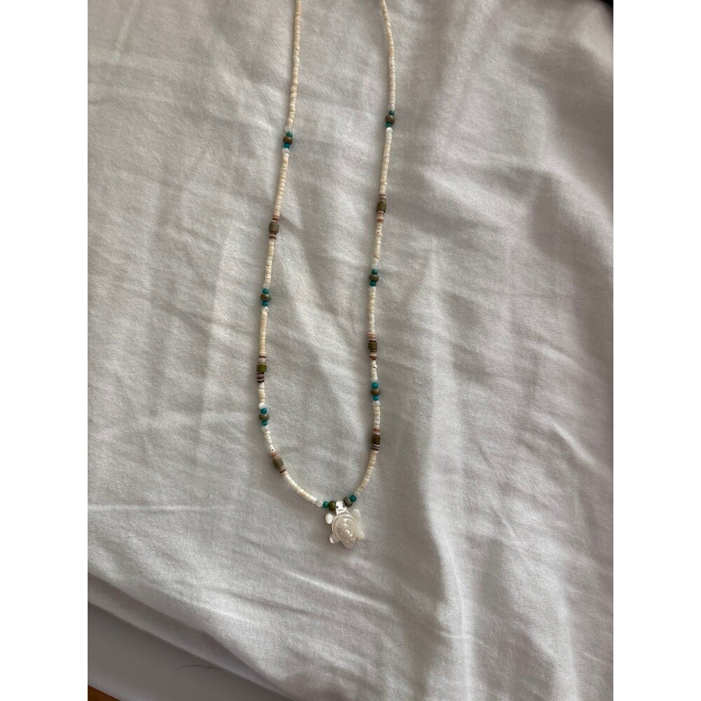 Handmade turtle necklace